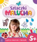 Okładka - Szlaczki malucha 5+. Książeczka edukacyjna z naklejkami