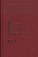 Okadka - Polskie Dokumenty Dyplomatyczne 1940