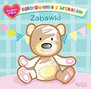 Okładka - Kolorowanka z brokatem. Zabawki