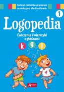 Okadka ksizki - Logopedia. wiczenia i wierszyki z goskami "k", "g" oraz "l"