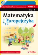 Okadka ksizki - Matematyka Europejczyka. Zeszyt wicze dla szkoy podstawowej. Klasa 5. Cz 3