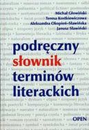 Ok�adka - Podr�czny s�ownik termin�w literackich