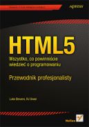 Okładka - HTML5. Wszystko, co powinniście wiedzieć o programowaniu. Przewodnik profesjonalisty