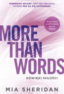 Okadka ksizki - More Than Words. Dwiki mioci