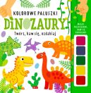 Ok�adka - Kolorowe paluszki. Dinozaury. Kolorowe paluszki