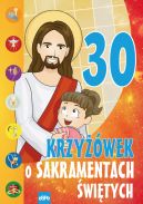 Ok�adka - 30 krzy��wek o sakramentach �wi�tych
