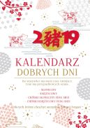 Okadka ksizki - Kalendarz dobrych dni 2019