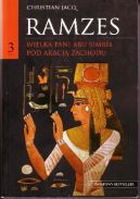 Okładka ksiązki - Ramzes t.3 Wielka Pani Abu Simbel. Pod akacją Zachodu