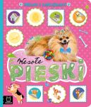 Okadka ksizki - Wesoe pieski. Album z naklejkami