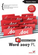 Okadka - Word 2007 PL. Pierwsza pomoc