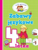 Okładka - Mali geniusze. Zabawy językowe 4 latka