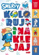 Ok�adka - Koloruj, czytaj, naklejaj. Smerfy. Koloruj i naklejaj. Nowe przygody