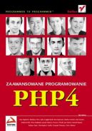 Okadka ksizki - PHP4. Zaawansowane programowanie