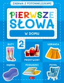 Ok�adka ksi�zki - Pierwsze s�owa. Zabawa z fotonaklejkami. W domu