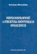 Ok�adka - Niepe�nosprawno�� a stuktura identyfikacji spo�ecznych