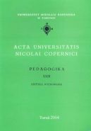 Okadka - Acta Universitatis Nicolai Copernici. Pedagogika XXIII. Historia wychowania