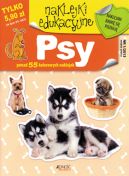 Okadka ksiki - Naklejki edukacyjne. Psy