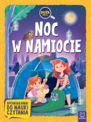 Okadka - Noc w namiocie. Due litery. Opowiadania do nauki czytania