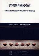 Okadka - System finansowy. Aktualne wyzwania i perspektywy rozwoju