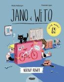 Okładka - JANO I WITO UCZĄ MÓWIĆ. RÓŻOWY ROWER