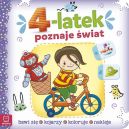 Okładka - 4-latek poznaje świat. Bawi się, nakleja, rozwiązuje quiz