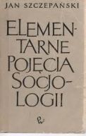 Ok�adka - Elementarne poj�cia socjologii