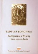 Okadka ksizki - Poegnanie z Mari i inne opowiadania 