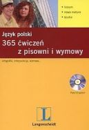 Okadka - 365 wicze z pisowni i wymowy. Jzyk polski +CD