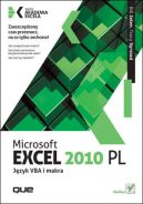 Okładka ksiązki - Microsoft Excel 2010 PL. Język VBA i makra. Akademia Excela