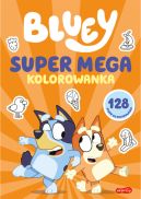 Ok�adka ksi�zki - Bluey. SUPER MEGA kolorowanka