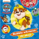 Okadka ksizki - Psi Patrol. Opowiadania z naklejkami. Rubble wkracza do akcji