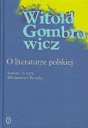 Okadka ksizki - O literaturze polskiej