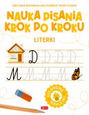 Okadka ksizki - Nauka pisania krok po kroku. Literki
