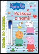 Okadka ksizki - Peppa Pig. Zadania do cierania. Poskacz z nami