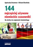 Okadka ksizki - 144 najwaniejsze niemieckie czasowniki. Na skrty do znajomoci niemieckiego
