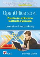 Okładka ksiązki - OpenOffice 2.0 PL. Funkcje arkusza kalkulacyjnego. Leksykon kieszonkowy