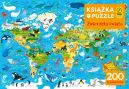 Ok�adka - Ksi��ka i puzzle. Zwierz�ta �wiata