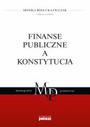 Okadka ksizki - Finanse publiczne a Konstytucja
