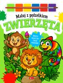 Ok�adka ksi�zki - Maluj p�dzelkiem. Maluj p�dzelkiem. Zwierz�ta