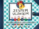 Okadka ksizki - Jestem uczniem. Pamitkowy album pierwszoklasisty