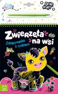Okadka - Zwierzta na wsi. Zdrapywanka z rysikiem