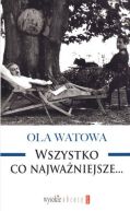 Okładka - Wszystko co najważniejsze