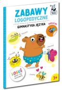 Okładka - Zabawy logopedyczne. Loguś bawi się słowami. Gimnastyka języka. Kapitan Nauka