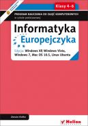 Okadka ksizki - Informatyka Europejczyka. Program nauczania do zaj komputerowych w szkole podstawowej, kl. 4 - 6. Edycja Windows XP, Windows Vista, Windows 7, Mac OS 10.5, Linux Ubuntu. (Wydanie II)