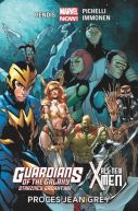 Okadka ksizki - Guardians of the Galaxy (Stranicy Galaktyki)/All-New X-Men: Proces Jean Grey
