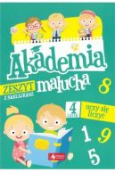 Okadka ksizki - Akademia malucha. 4-latek uczy si liczy