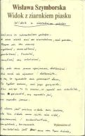 Okładka - Widok z ziarnkiem piasku