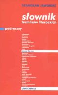 Okładka książki - Podręczny słownik terminów literackich