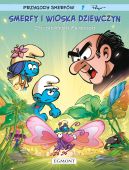 Ok�adka ksi�zki - Smerfy i wioska dziewczyn. Tom 8. Z�y czar Wr�ki Kwiatuszki