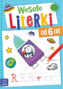 Okładka ksiązki - Wesołe literki 6+